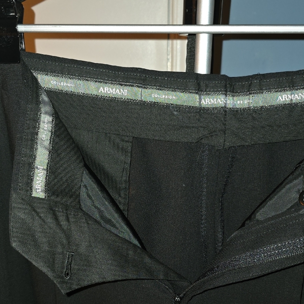 Armani Black Trousers